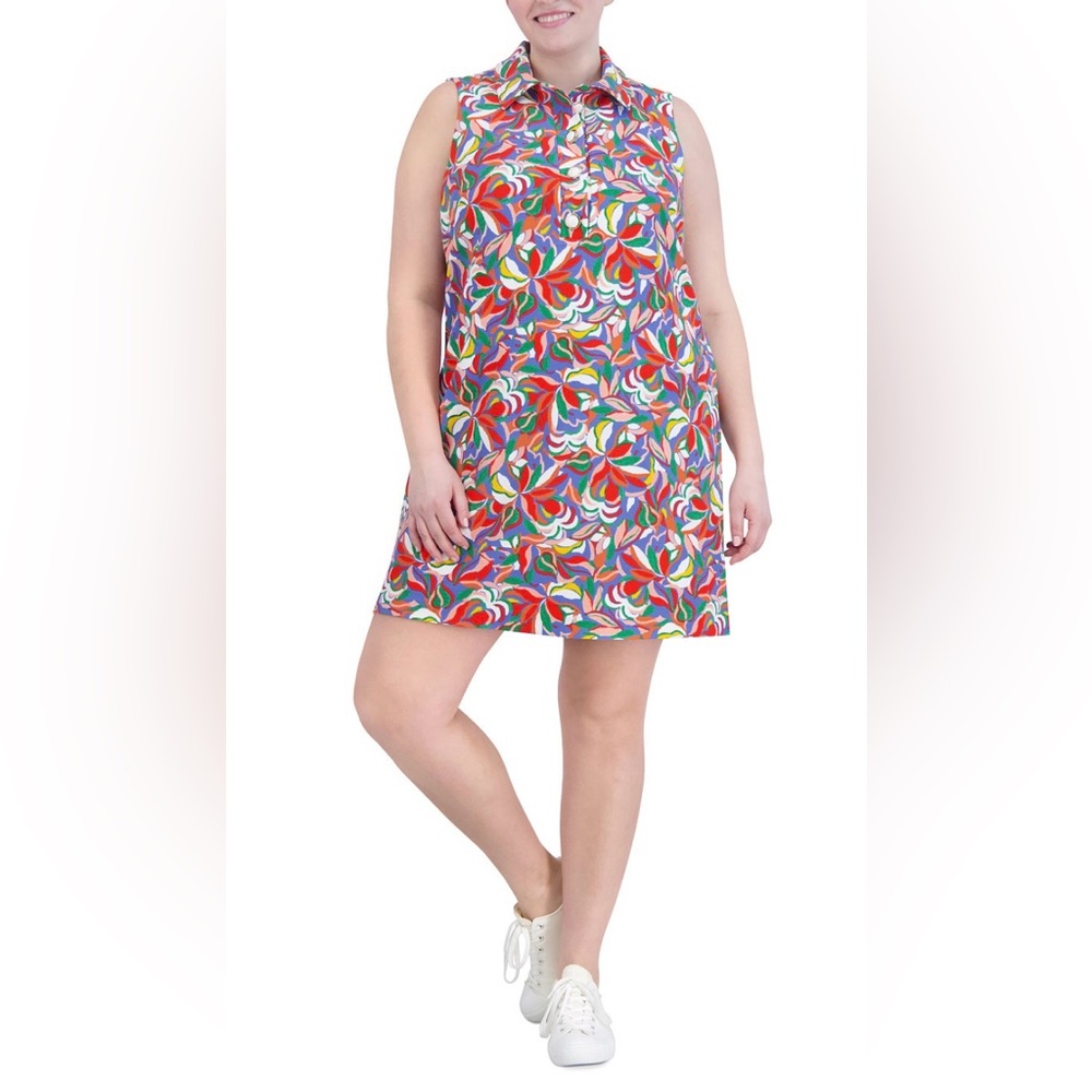 NWT Jessica Howard Retro Chic Sleeveless Shift Dress -20W